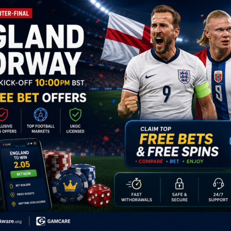 England vs Norway – Best Free Bet Offers